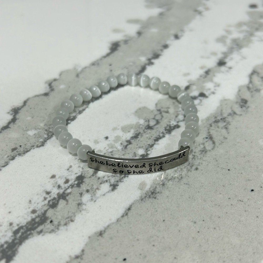 She Believed She Could So She Did Bracelet